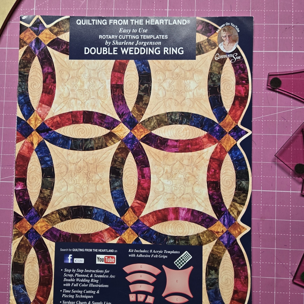 Quilting from the Heartland Double Wedding Ring Template